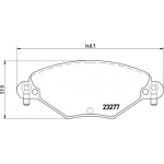 Brembo Σετ τακάκια, Δισκόφρενα - P 61 071