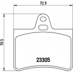 Brembo Σετ τακάκια, Δισκόφρενα - P 61 073