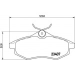 Brembo Σετ τακάκια, Δισκόφρενα - P 61 074