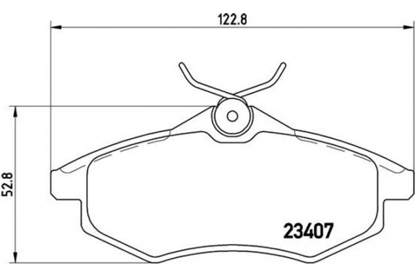 Brembo Σετ τακάκια, Δισκόφρενα - P 61 074