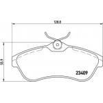 Brembo Σετ τακάκια, Δισκόφρενα - P 61 075X