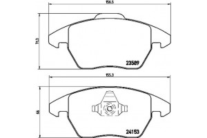 Brembo Σετ τακάκια, Δισκόφρενα - P 61 076