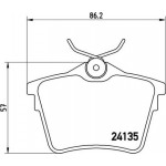 Brembo Σετ τακάκια, Δισκόφρενα - P 61 079