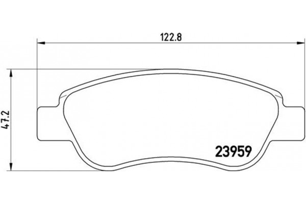 Brembo Σετ τακάκια, Δισκόφρενα - P 61 081