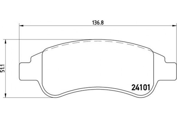 Brembo Σετ τακάκια, Δισκόφρενα - P 61 082