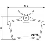 Brembo Σετ τακάκια, Δισκόφρενα - P 61 084