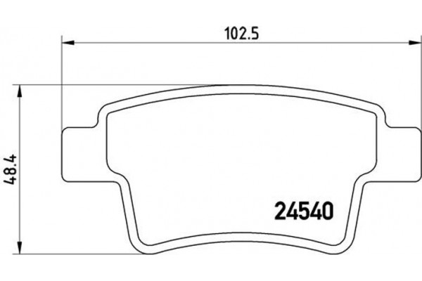 Brembo Σετ τακάκια, Δισκόφρενα - P 61 085