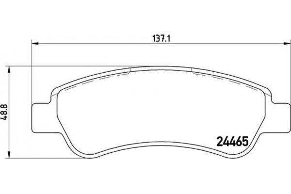 Brembo Σετ τακάκια, Δισκόφρενα - P 61 091