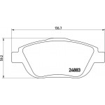 Brembo Σετ τακάκια, Δισκόφρενα - P 61 103