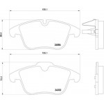 Brembo Σετ τακάκια, Δισκόφρενα - P 61 106