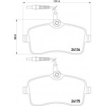 Brembo Σετ τακάκια, Δισκόφρενα - P 61 109