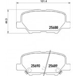 Brembo Σετ τακάκια, Δισκόφρενα - P 61 111