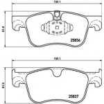 Brembo Σετ τακάκια, Δισκόφρενα - P 61 116