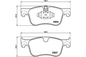 Brembo Σετ τακάκια, Δισκόφρενα - P 61 116