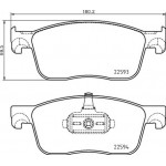 Brembo Σετ τακάκια, Δισκόφρενα - P 61 134