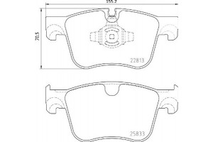 Brembo Σετ τακάκια, Δισκόφρενα - P 61 135