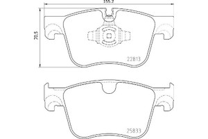 Brembo Σετ τακάκια, Δισκόφρενα - P 61 135