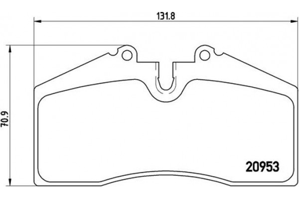 Brembo Σετ τακάκια, Δισκόφρενα - P 65 005