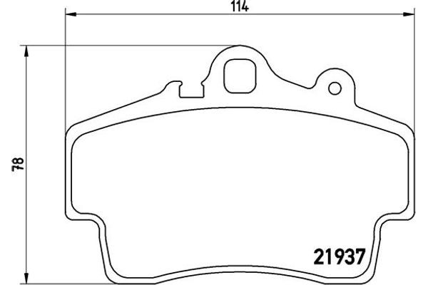 Brembo Σετ τακάκια, Δισκόφρενα - P 65 007