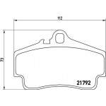 Brembo Σετ τακάκια, Δισκόφρενα - P 65 008