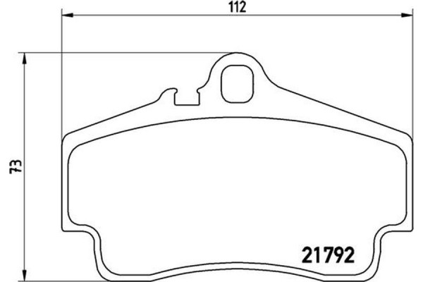 Brembo Σετ τακάκια, Δισκόφρενα - P 65 008 Brembo Σετ τακάκια, Δισκόφρενα - P 65 008