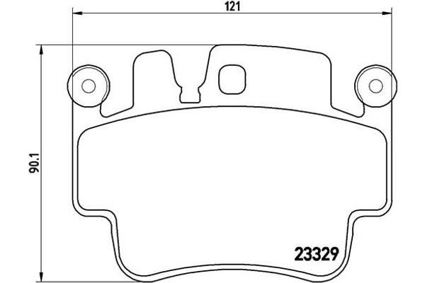 Brembo Σετ τακάκια, Δισκόφρενα - P 65 009