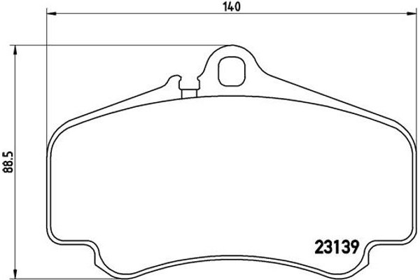 Brembo Σετ τακάκια, Δισκόφρενα - P 65 011