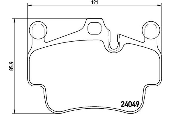 Brembo Σετ τακάκια, Δισκόφρενα - P 65 014