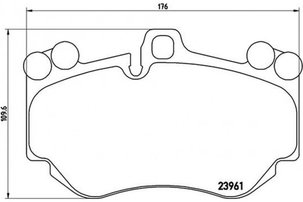 Brembo Σετ τακάκια, Δισκόφρενα - P 65 016