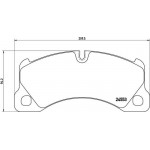 Brembo Σετ τακάκια, Δισκόφρενα - P 65 017