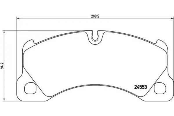 Brembo Σετ τακάκια, Δισκόφρενα - P 65 017