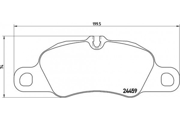 Brembo Σετ τακάκια, Δισκόφρενα - P 65 018