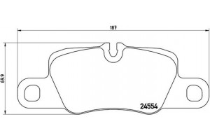 Brembo Σετ τακάκια, Δισκόφρενα - P 65 020