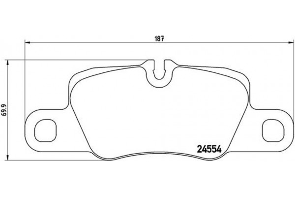 Brembo Σετ τακάκια, Δισκόφρενα - P 65 020