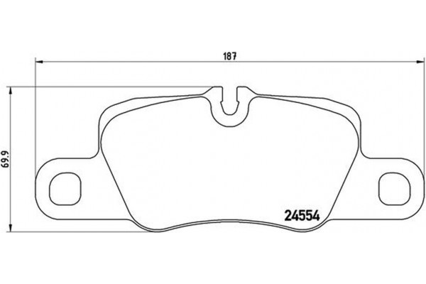 Brembo Σετ τακάκια, Δισκόφρενα - P 65 020