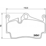 Brembo Σετ τακάκια, Δισκόφρενα - P 65 028