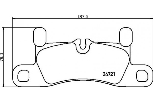 Brembo Σετ τακάκια, Δισκόφρενα - P 65 030