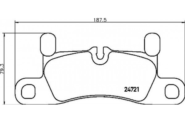 Brembo Σετ τακάκια, Δισκόφρενα - P 65 030