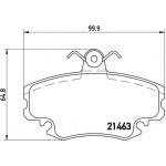 Brembo Σετ τακάκια, Δισκόφρενα - P 68 008