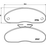 Brembo Σετ τακάκια, Δισκόφρενα - P 68 013