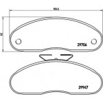 Brembo Σετ τακάκια, Δισκόφρενα - P 68 013