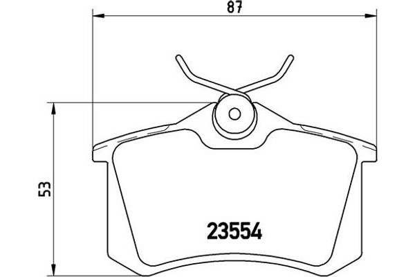 Brembo Σετ τακάκια, Δισκόφρενα - P 68 024