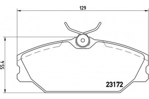 Brembo Σετ τακάκια, Δισκόφρενα - P 68 027