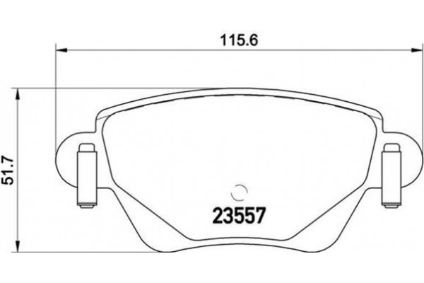 Brembo Σετ τακάκια, Δισκόφρενα - P 68 028