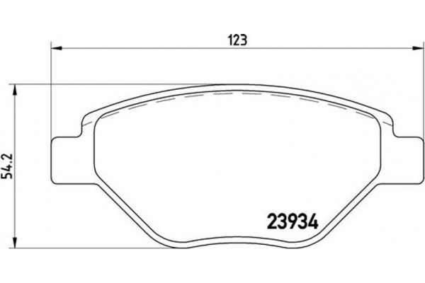 Brembo Σετ τακάκια, Δισκόφρενα - P 68 031