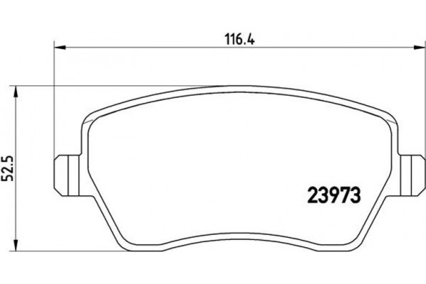 Brembo Σετ τακάκια, Δισκόφρενα - P 68 033