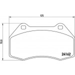 Brembo Σετ τακάκια, Δισκόφρενα - P 68 036