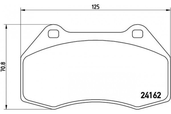 Brembo Σετ τακάκια, Δισκόφρενα - P 68 036