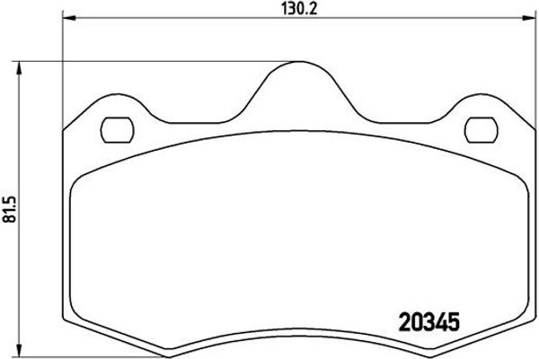 Brembo Σετ τακάκια, Δισκόφρενα - P 68 051