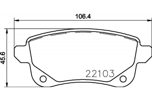 Brembo Σετ τακάκια, Δισκόφρενα - P 68 064